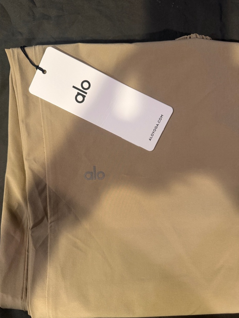 ALO Yoga Women's Wide-Leg Trousers - Beige - Picture 3 of 4